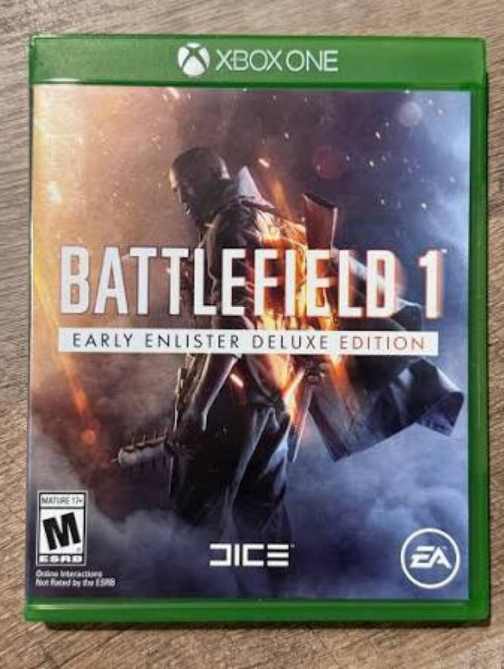 Battlefield 1: Early Enlister Deluxe Edition - Xbox One (Green Case)